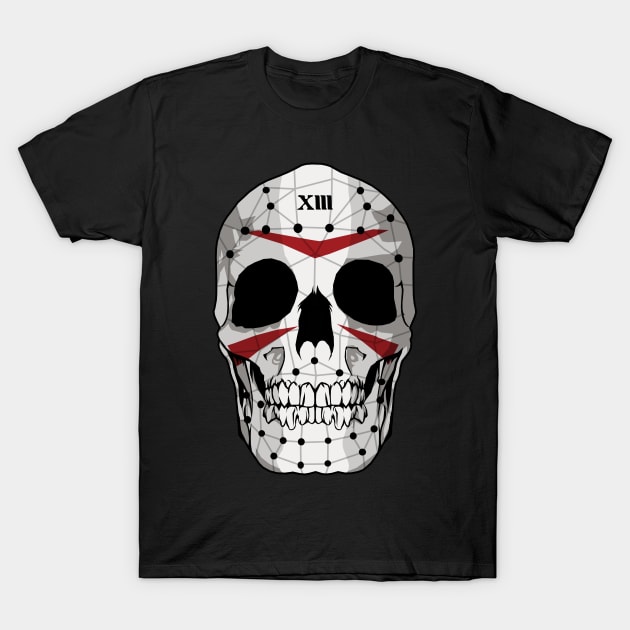Skull Number XIII T-Shirt by KewaleeTee